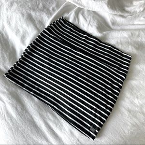Billabong Stretchy Striped Mini Skirt